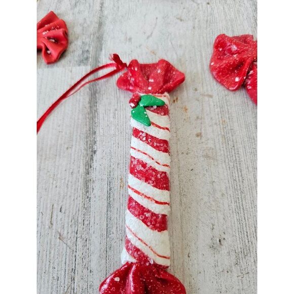 Red ribbon Taffy candy vintage lot Xmas set fatter - Picture 2 of 6